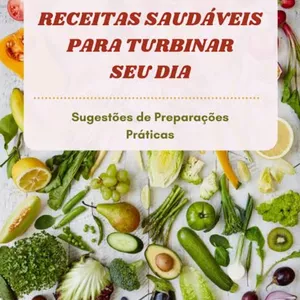 Imagem de capa para o Ebook Receitas Saudáveis do dia a dia!!