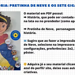 Imagem de capa para o Curso online História: Pretinha de Neve e os Sete Gigantes 