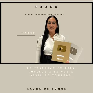 Imagen de portada para Ebook Automatización de youtube Laura de Luque