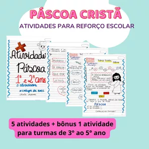 Imagem de capa para o Curso online ATIVIDADES SOBRE A PÁSCOA CRISTÃ - 1° E 2° ANO