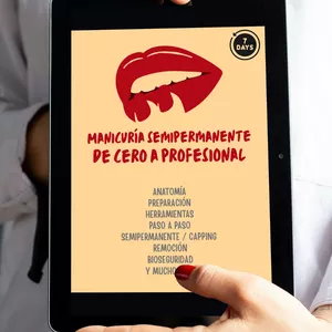 Imagen de portada para Ebook Curso de Manicuría Semipermanente Profesional [De Cero a Experta]