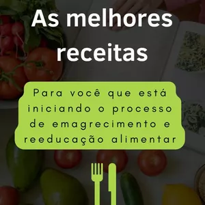 Imagem de capa para o Ebook Receitas fáceis para incluir na sua dieta