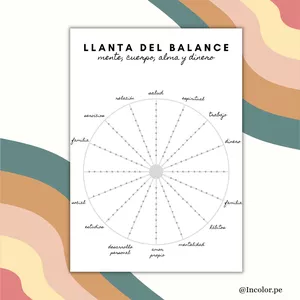 Imagen de portada para Ebook Llanta del Balance- Equilibra tu vida en cada área