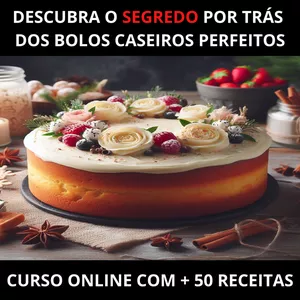 Imagem do curso Curso de Bolo Simples - Segredos dos Bolos Caseiros