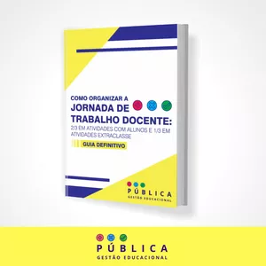 Imagem de capa para o Ebook GUIA DEFINITIVO: Como Organizar a Jornada de Trabalho Docente