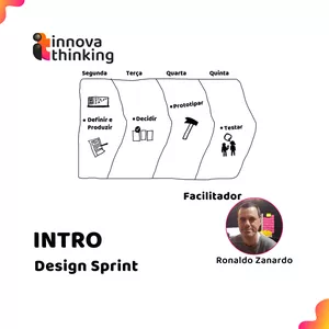 Imagem de capa para o Curso online Intro ao Design Sprint
