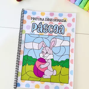 Imagem de capa para o Curso online Apostila de atividades de pintura direcionada: PÁSCOA 🐰
