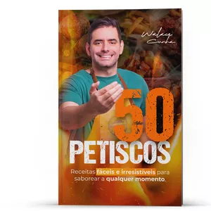 Imagem de capa para o Curso online 50 Receitas de Tira Gosto Rápido, Fácil que surpreende. 