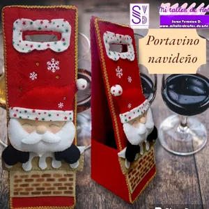 Imagen de portada para Curso online Porta vinos navideño 