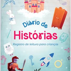 Imagem de capa para o Ebook Diário de Histórias - Registro de leitura para crianças