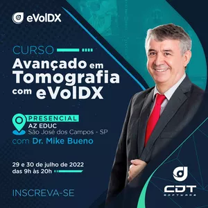 Imagem de capa para o Curso online Curso Avançado em Tomografia com eVolDX - PRESENCIAL