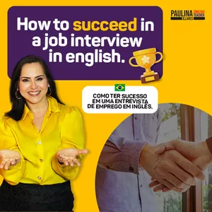 Imagem de capa para o Curso online Como ter sucesso em uma entrevista de trabalho em Inglês. 
