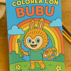 Imagen de portada para Ebook “Libro para Colorear Infantil: Bubu y sus Amigos – Ideal para Niños Autistas o TDAH” PDF