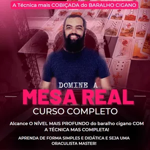 Imagem do curso Mesa Real COMPLETO - A Técnica mais Profunda do Baralho Cigano