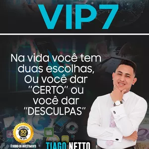 Imagem de capa para o Ebook MÉTODO VIP7 - Aprenda varias Formas de Ganhos com a Internet