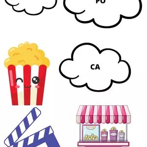 Imagem de capa para o Ebook Pipoca das Sílabas