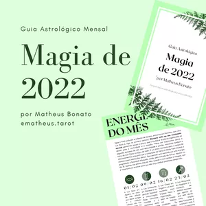 Imagem principal do produto Guia Astrológico Mensal - Magia de 2022