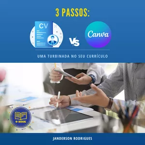 Imagem de capa para o Ebook 3 PASSO: Currículo vs Canvas