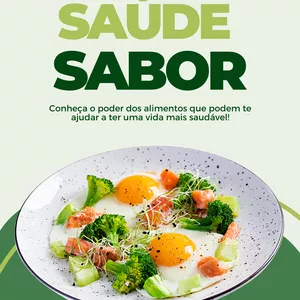 Imagem de capa para o Ebook Saúde Sabor 