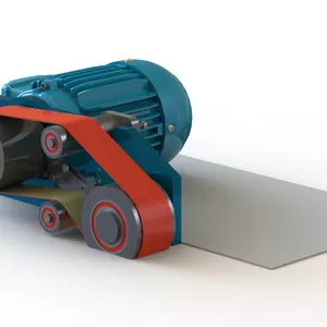 Imagem de capa para o Ebook Lixadeira de Cinta Retifica Metais Para Tornos - Projeto 