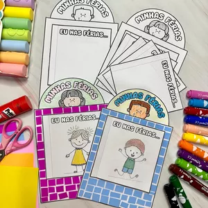 Imagem de capa para o Ebook Atividade Interativa Minhas Férias 