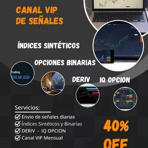 Imagen de portada para Curso online CANAL VIP DE SEÑALES DE INDICES SINTETICOS