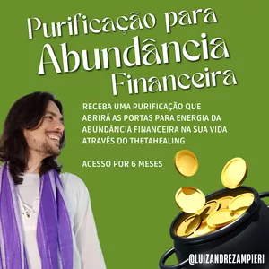 Imagem do curso Purificação para Abundância Financeira - Vivência gravada