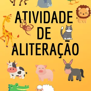 Imagem de capa para o Ebook Atividade de Aliteração