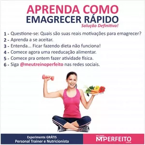 Imagem de capa para o Curso online Como emagrecer rapido