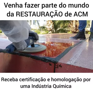 Imagem de capa para o Ebook APRENDA POLIR FACHADAS EM ACM  