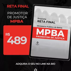 Imagem do curso MPBA | Reta Final 2025