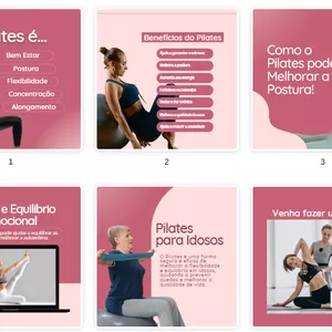 Imagem de capa para o Curso online Pack Pilates (Pacote Basic)