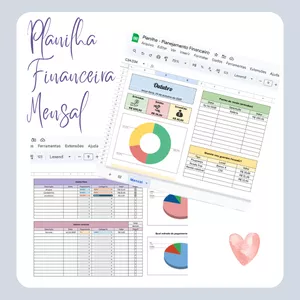 Imagem de capa para o Curso online Planilha Mensal de Planejamento Financeiro