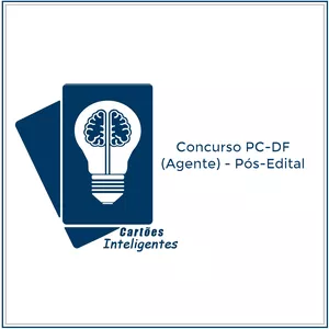 Imagem principal do produto Cartões Inteligentes p/ Concurso da PC-DF (Agente) - Pós-Edital 