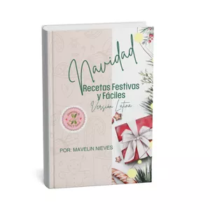 Imagen de portada para Ebook Recetas Festivas y Fáciles para Navidad — Versión Latina