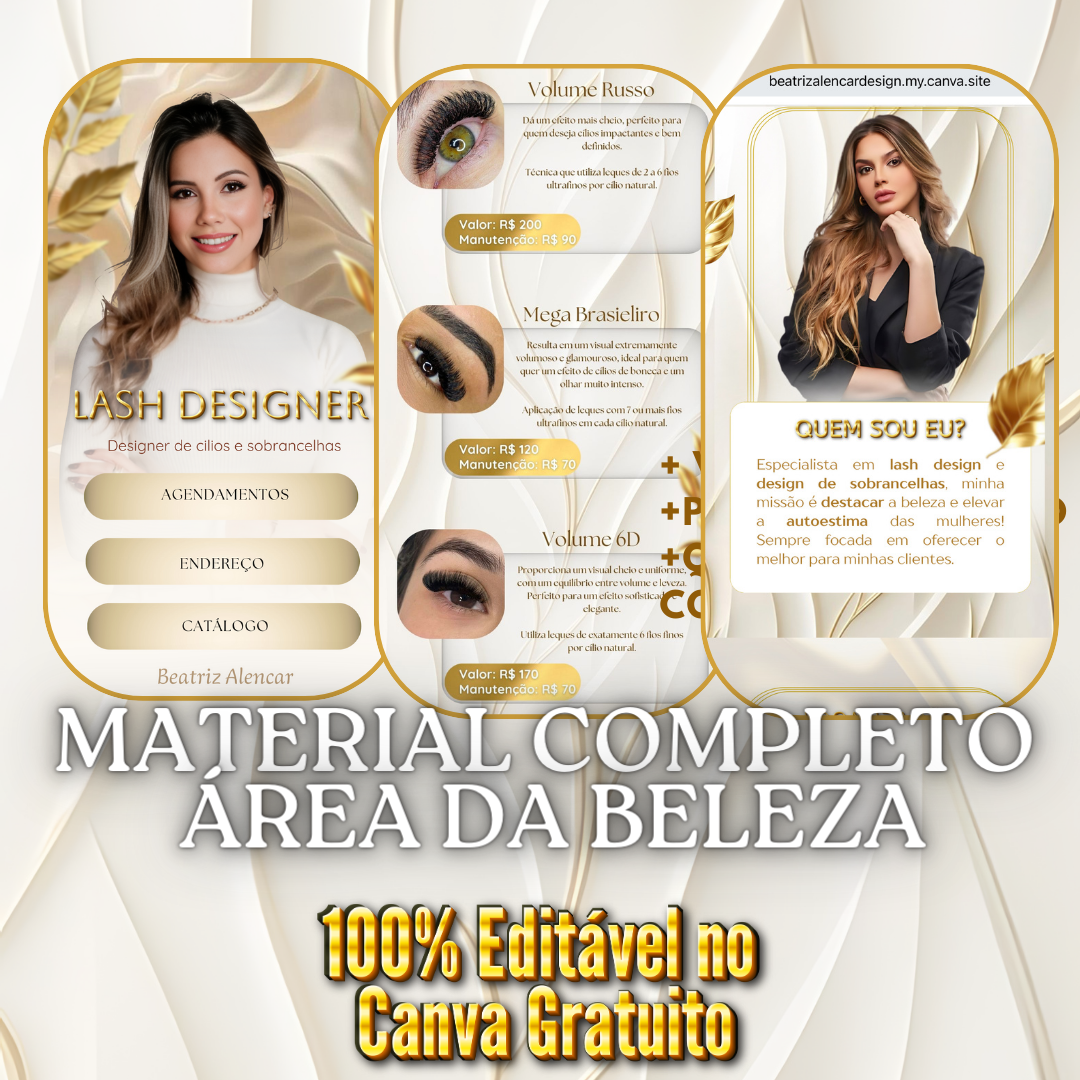 Catálogo Lucrativo: Design editável no Canva gratuito por Beatriz Alencar de Souza