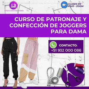 Imagen de portada para Evento online PATRONAJE Y CONFECCION JOGGERS