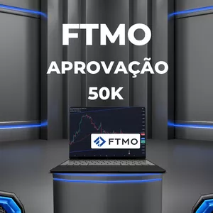 Imagem de capa para o Curso online Seviço - Provas Fase 1 e 2 da Mesa Proprietária FTMO - 50k