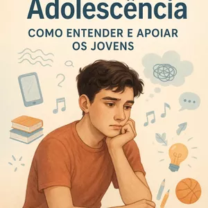 Imagem de capa para o Ebook Ansiedade na Adolescência: Como Entender e Apoiar os Jovens