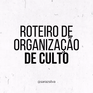 Imagem de capa para o Curso online Roteiro de Organização de Culto