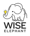 Wise Elephant Wisdom logo
