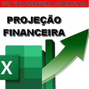 Imagem de capa para o Ebook Planilha de Projeção Financeira Pessoal 