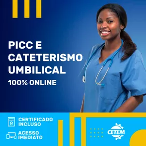 Imagem principal do produto Curso de PICC e Cateterismo Umbilical