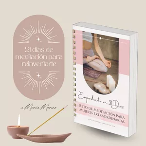 Imagen de portada para Ebook Guía " Empodérate en 21 días: reto de meditación para mujeres extraordinarias"