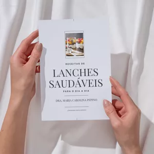 Imagem de capa para o Ebook Lanches Saudáveis no Dia a Dia – Receitas Práticas Para Emagrecer Sem Passar Fome