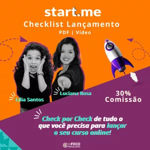 Imagem do curso Start.me! Check por Check para lançar o seu curso em 30 dias.