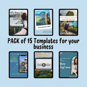 Cover image for Ebook PACK of 15 Templates for your business