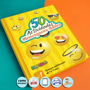 Imagen de portada para Ebook 50 Actividades cristianas para niñas y niños de 7 a 11 años N°2 con diploma + BONUS EXTRA