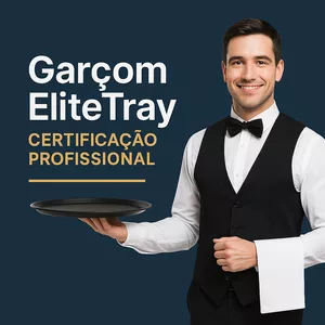 Imagem de Garçom EliteTray – Certificação Profissional  criado por Curso Completo Com Certificado na hotmart