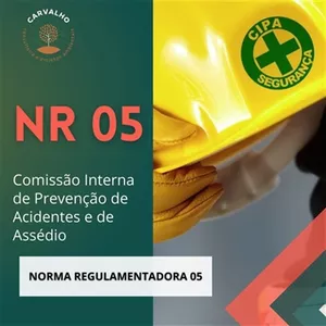Imagem de capa para o Ebook Treinamento da CIPA - NR5 Atualizado 2025